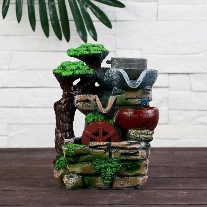 Фонтан "Тропический каскад" 11*13*19,5 см (с подсветкой)
Фонтан "Тропический каскад" 11*13*19,5 см (с подсветкой)