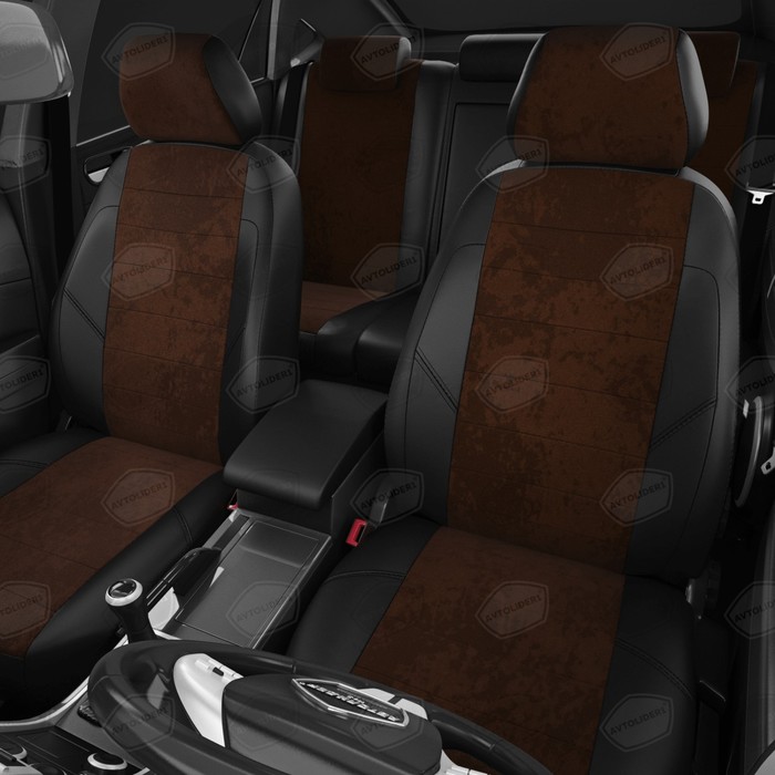 Авточехлы для Renault Duster 1 с 2012-2015 г., джип, экокожа, цвет шоколад, чёрный
Авточехлы для Renault Duster 1 с 2012-2015 г., джип, экокожа, цвет шоколад, чёрный