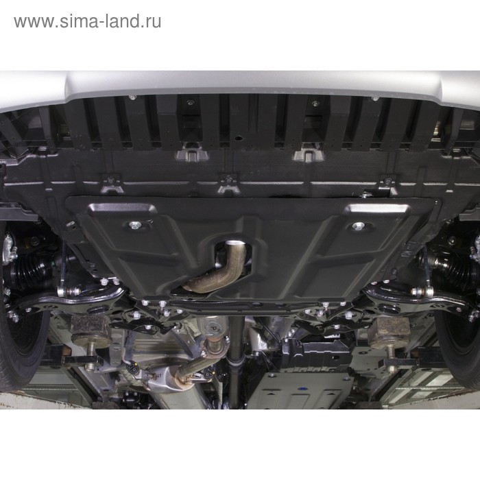Защита картера и КПП "АвтоБРОНЯ", Toyota Rav4 2013-2019, с вырезом под глушитель, с крепежом, 111.09506.1
Защита картера и КПП "АвтоБРОНЯ", Toyota Rav4 2013-2019, с вырезом под глушитель, с крепежом, 111.09506.1