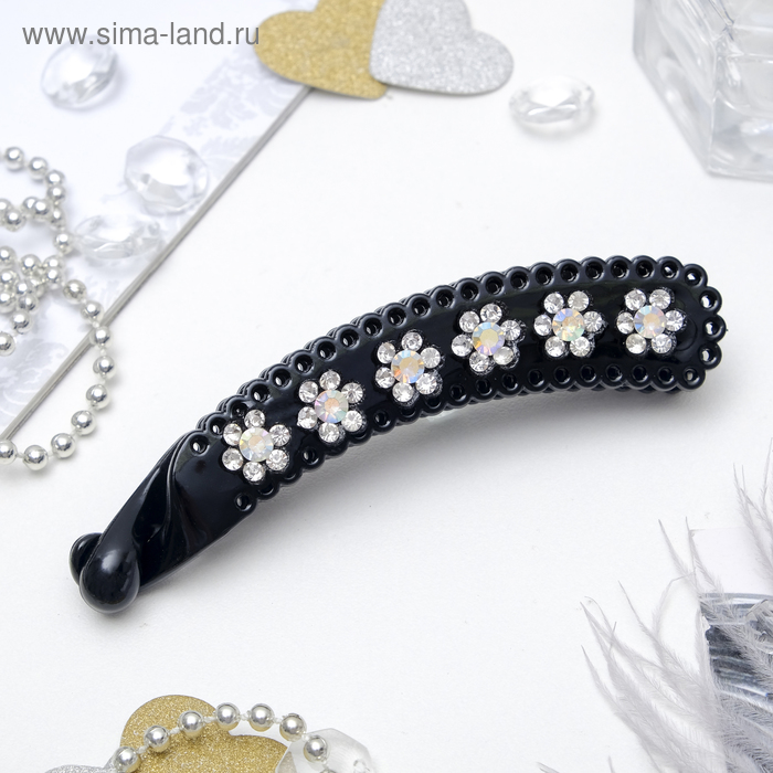 Банан для волос "Цветочный вальс" цветы, 11 см, микс
Банан для волос "Цветочный вальс" цветы, 11 см, микс