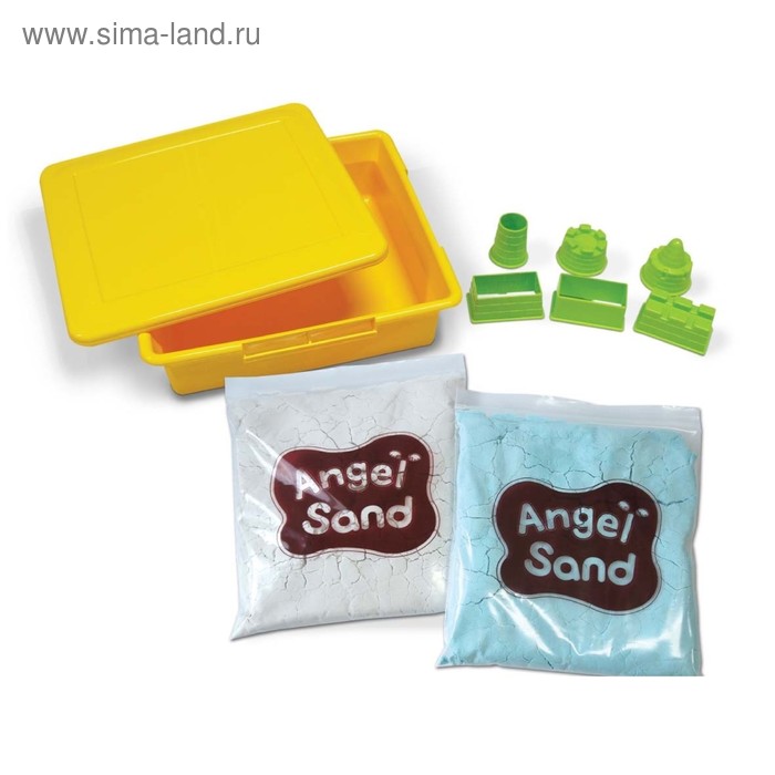 фото Игровой набор angel sand "песочный замок ", светится в темноте