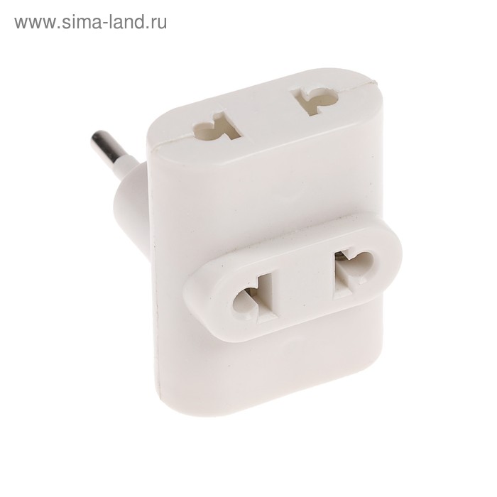 Тройник компактный с разьемами под плоскую вилку, 10А, без з/к, 220 В, белый
Тройник компактный с разьемами под плоскую вилку, 10А, без з/к, 220 В, белый