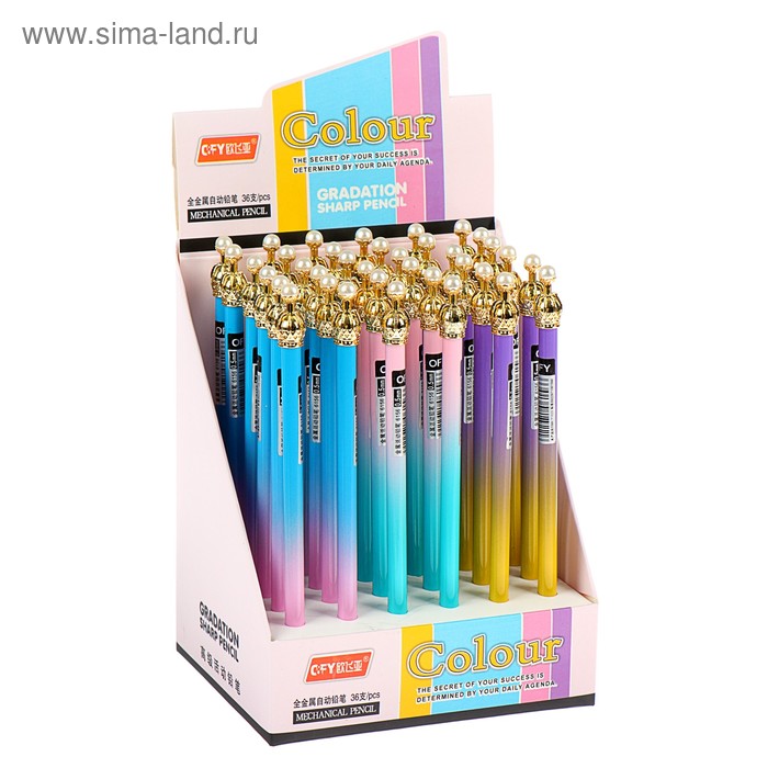 Карандаш механический "Корона" 0,5 мм, МИКС
Карандаш механический "Корона" 0,5 мм, МИКС