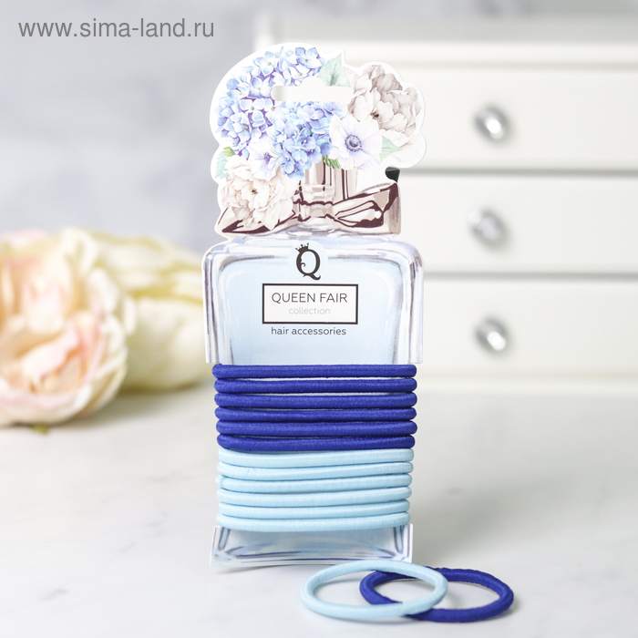 Резинка для волос "Элегантность" (набор 12 шт) сине-голубой
Резинка для волос "Элегантность" (набор 12 шт) сине-голубой
