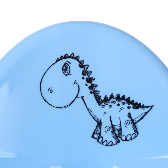 фото Горшок детский музыкальный «динозаврик дино», цвет голубой tega baby