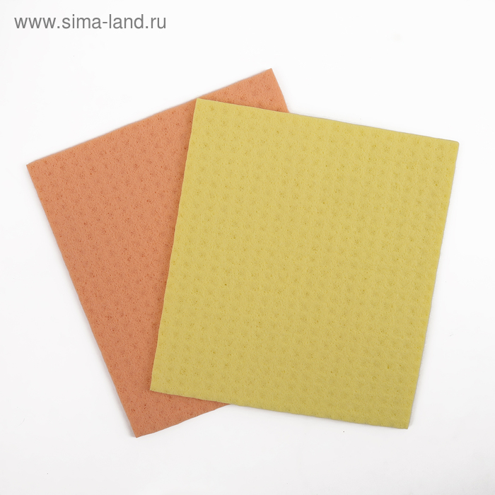 Набор салфеток для влажной уборки губчатые 15×17 см, целлюлоза, 2 шт
Набор салфеток для влажной уборки губчатые 15×17 см, целлюлоза, 2 шт