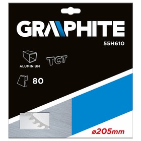 Диск отрезной по алюминию GRAPHITE 55H610, 205 x 30 мм, 80 зубьев, твердосплавные напайки
Диск отрезной по алюминию GRAPHITE 55H610, 205 x 30 мм, 80 зубьев, твердосплавные напайки