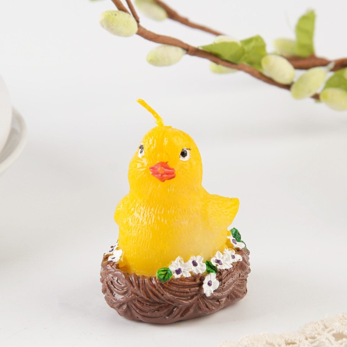 Свеча пасхальная «Цыплёнок в гнезде», 4.5 х 5.5 см
Свеча пасхальная «Цыплёнок в гнезде», 4.5 х 5.5 см