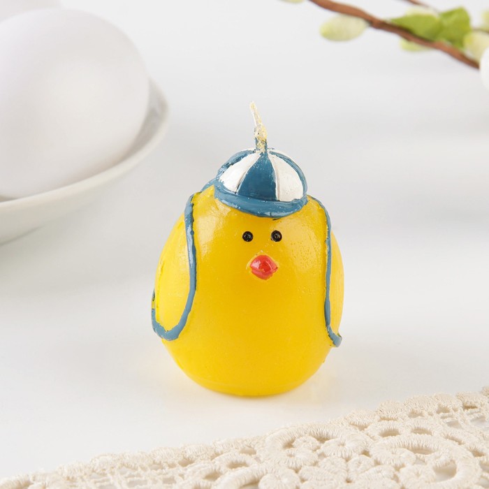 Свеча пасхальная «Цыплёнок с рюкзачком», 4 х 5.5 см
Свеча пасхальная «Цыплёнок с рюкзачком», 4 х 5.5 см