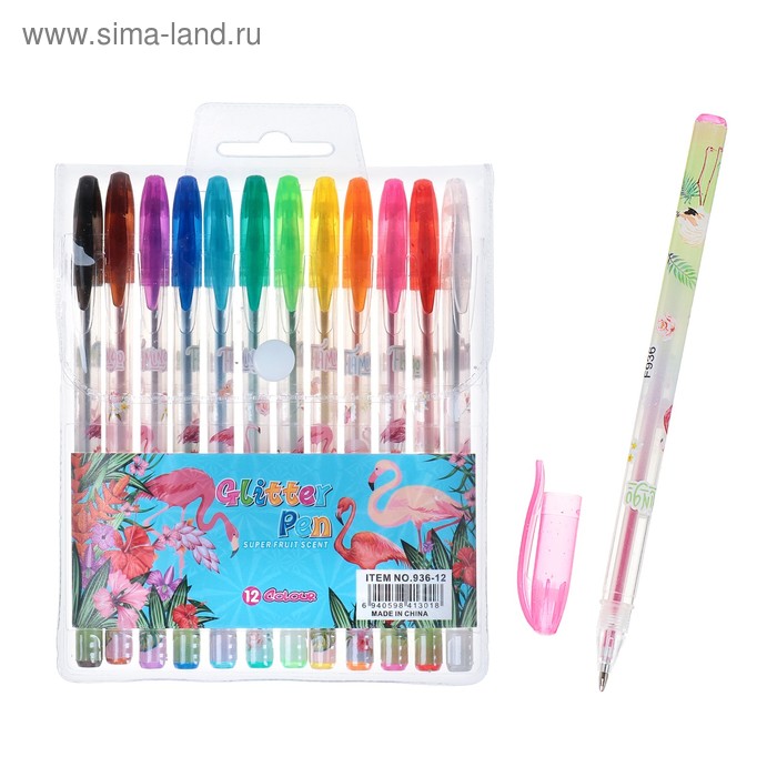 Набор гелевых ручек, 12 цветов, металлик, корпус с рисунком, «Фламинго», в блистере на кнопке
Набор гелевых ручек, 12 цветов, металлик, корпус с рисунком, «Фламинго», в блистере на кнопке