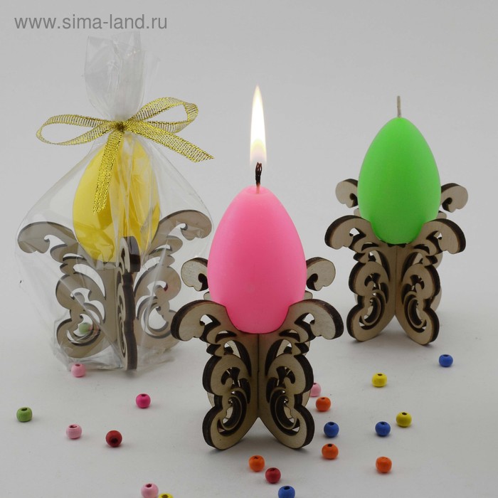 Декоративная свеча "Пасхальные кружева" МИКС
Декоративная свеча "Пасхальные кружева" МИКС