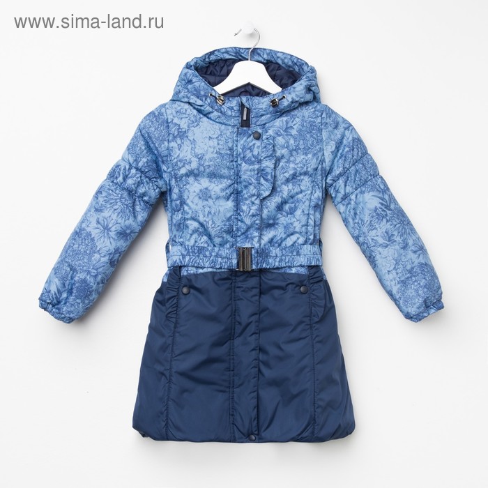 фото Пальто "торри", рост 116 см, цвет голубой/ синий labooky