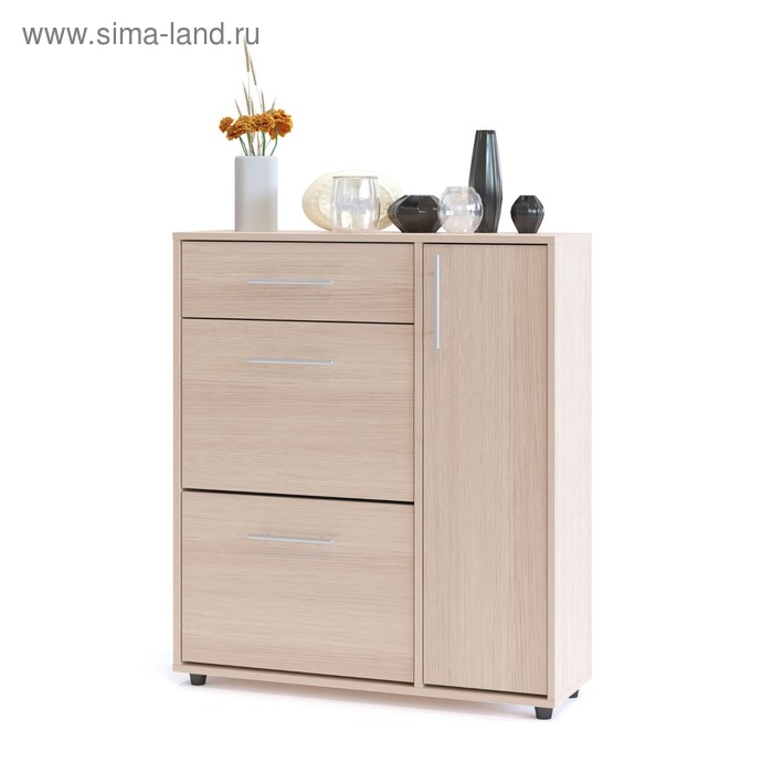 Обувница, 900 × 287 × 1043 мм, цвет белёный дуб 
Обувница, 900 × 287 × 1043 мм, цвет белёный дуб