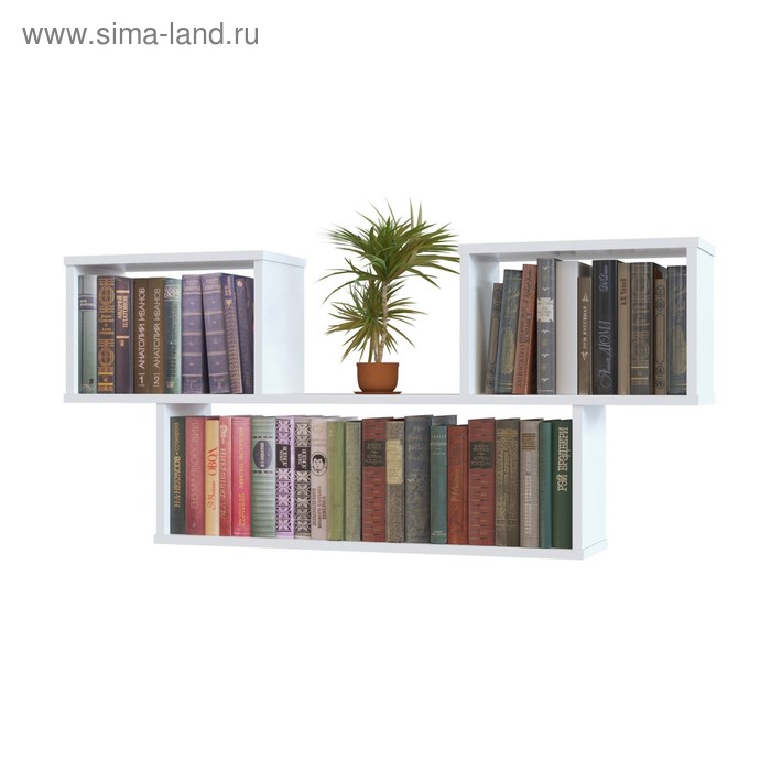 Настенная полка, 1150 × 196 × 520 мм, цвет белый 
Настенная полка, 1150 × 196 × 520 мм, цвет белый