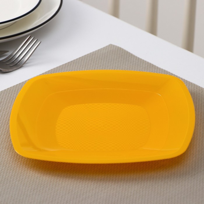 Тарелка одноразовая, квадратная, плоская, 18 см, цвет МИКС, 6 шт/уп
Тарелка одноразовая, квадратная, плоская, 18 см, цвет МИКС, 6 шт/уп