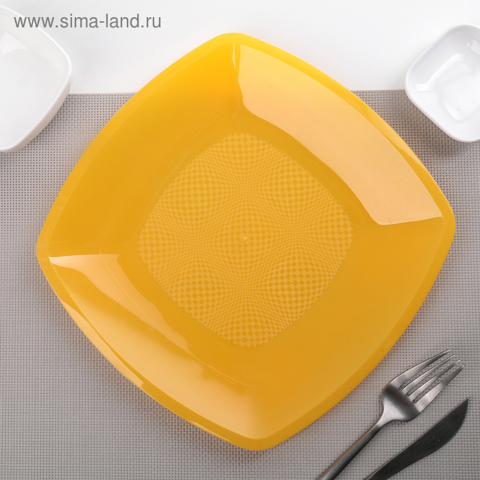 Набор одноразовых тарелок, 23×23 см, квадратные, плоские, 6 шт, цвет МИКС
Набор одноразовых тарелок, 23×23 см, квадратные, плоские, 6 шт, цвет МИКС