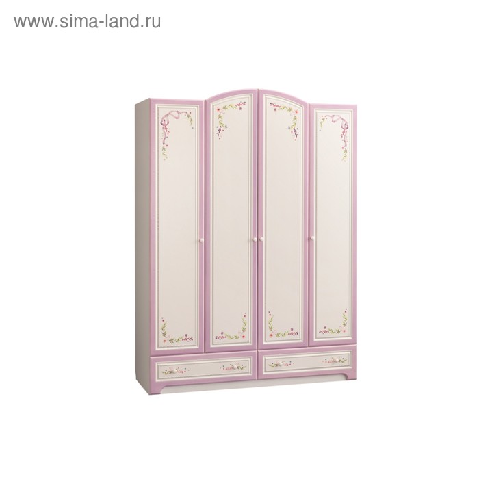 Шкаф 4-х створчатый Акварель, 1600х563х2200, Белый/Джелато патина сиреневая
Шкаф 4-х створчатый Акварель, 1600х563х2200, Белый/Джелато патина сиреневая