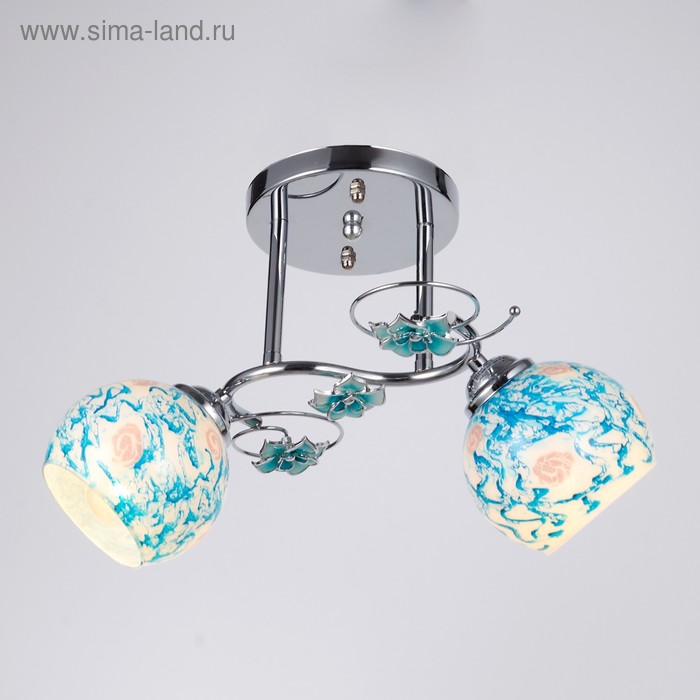 Люстра "Бетим" 2x40Вт E27 хром 54х20х23см
Люстра "Бетим" 2x40Вт E27 хром 54х20х23см