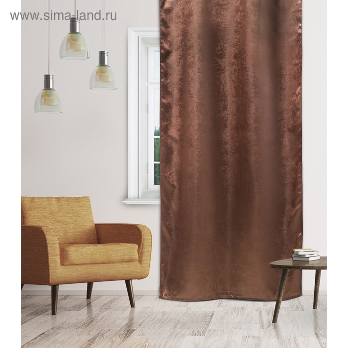Шторы портьерные Элегия блэкаут 135х260 см 2шт, шоколад, пэ 100%
Шторы портьерные Элегия блэкаут 135х260 см 2шт, шоколад, пэ 100%