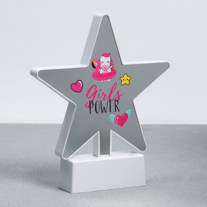 Светильник зеркальный «Мечты сбываются», 18 х 15 см