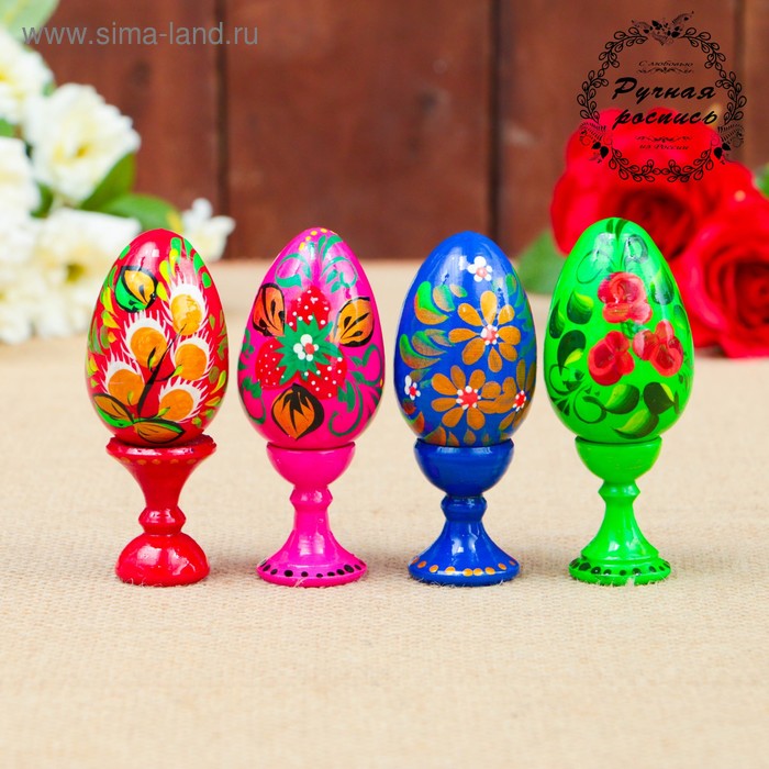 Яйцо «Пасха», на подставке, 4×10 см, микс
Яйцо «Пасха», на подставке, 4×10 см, микс