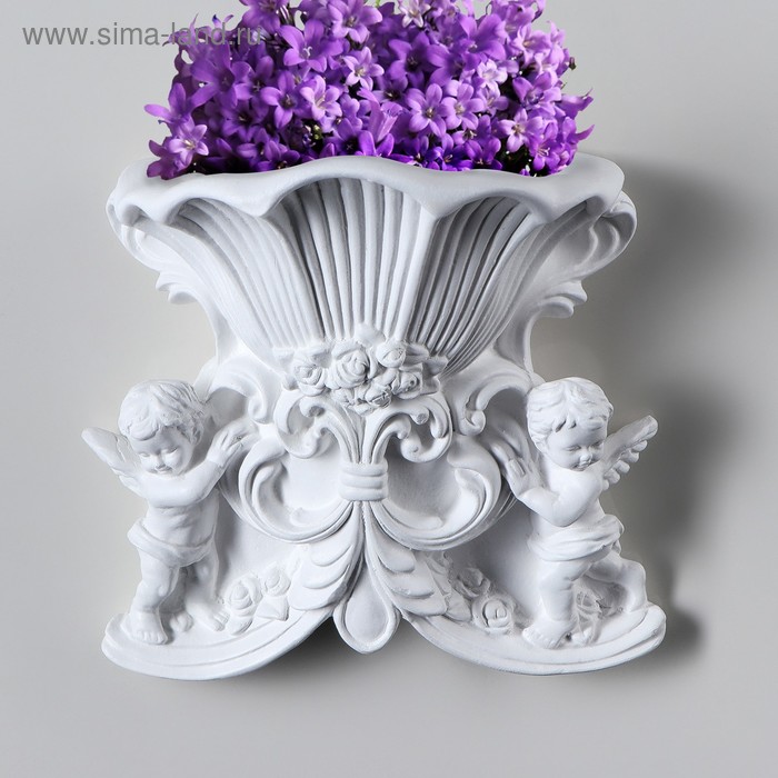 Кашпо настенное декоративное "Ангел", белый цвет, 23 х 22 см
Кашпо настенное декоративное "Ангел", белый цвет, 23 х 22 см