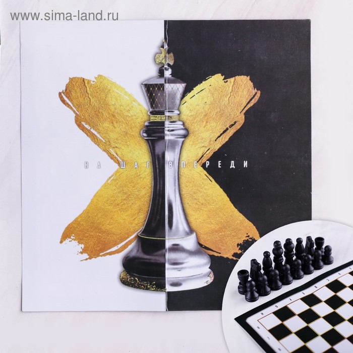 Шахматы «На шаг впереди», р-р поля 15 х 15 см
Шахматы «На шаг впереди», р-р поля 15 х 15 см