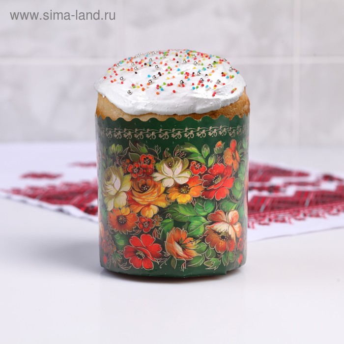 Форма бумажная для кекса, маффинов и кулича "Жостово" 90 x 90 мм, МИКС
Форма бумажная для кекса, маффинов и кулича "Жостово" 90 x 90 мм, МИКС