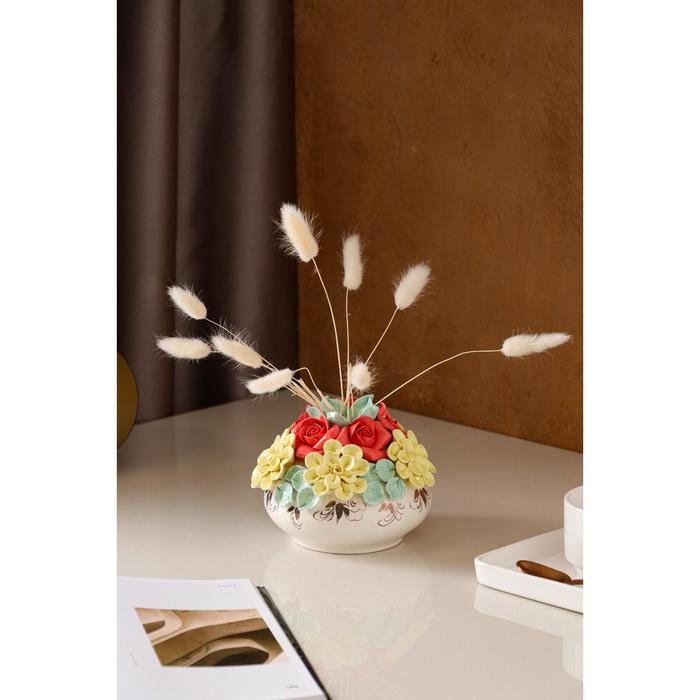 Ваза керамическая "Восточная", настольная, лепка, 12 см, авторская работа
Ваза керамическая "Восточная", настольная, лепка, 12 см, авторская работа