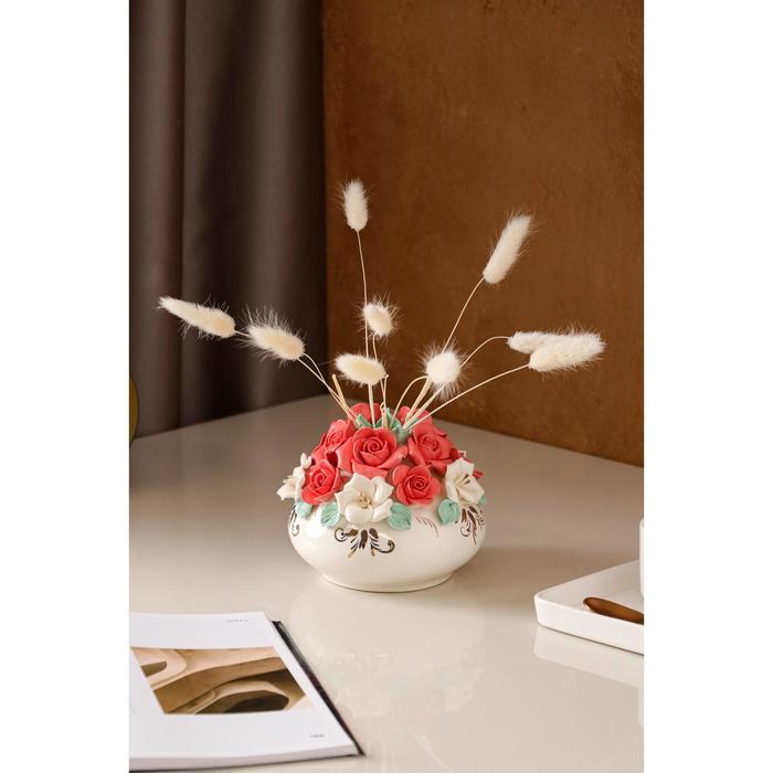 Ваза керамическая "Восточная", настольная, лепка, 13 см, авторская работа
Ваза керамическая "Восточная", настольная, лепка, 13 см, авторская работа