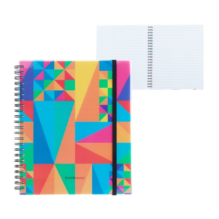 Тетрадь А5+, 80 листов в клетку на гребне, ErichKrause Arlecchino, пластиковая обложка, на резинке
Тетрадь А5+, 80 листов в клетку на гребне, ErichKrause Arlecchino, пластиковая обложка, на резинке