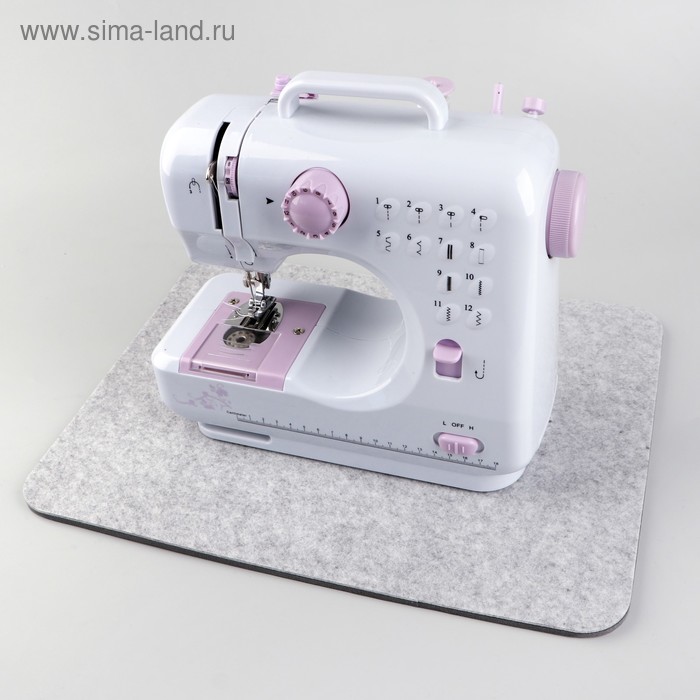 Коврик под швейную машину и оверлок, цвет серый
Коврик под швейную машину и оверлок, цвет серый