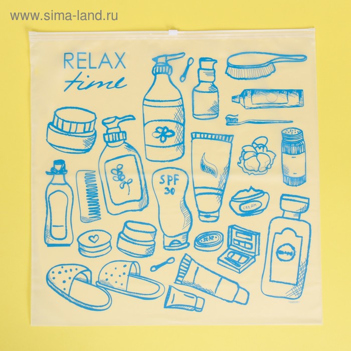 Пакет для хранения вещей Relax time, 40 × 40 см
Пакет для хранения вещей Relax time, 40 × 40 см