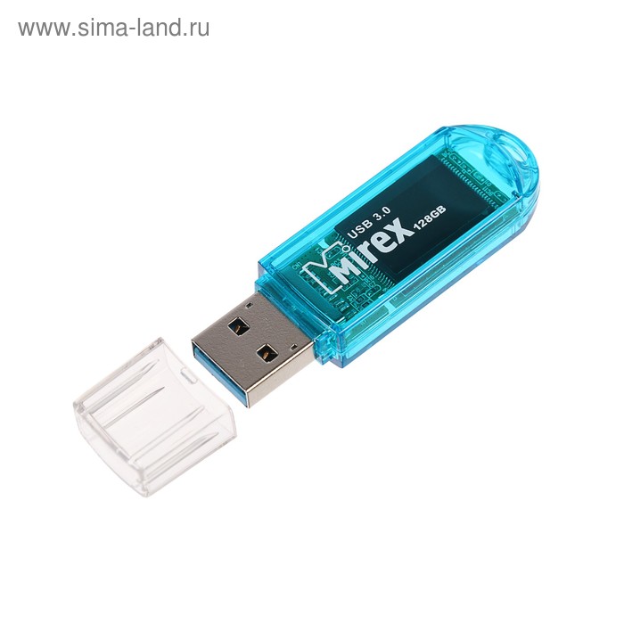 Флешка Mirex ELF BLUE, 128 Гб, USB3.0, чт до 140 Мб/с, зап до 40 Мб/с, синяя 
Флешка Mirex ELF BLUE, 128 Гб, USB3.0, чт до 140 Мб/с, зап до 40 Мб/с, синяя