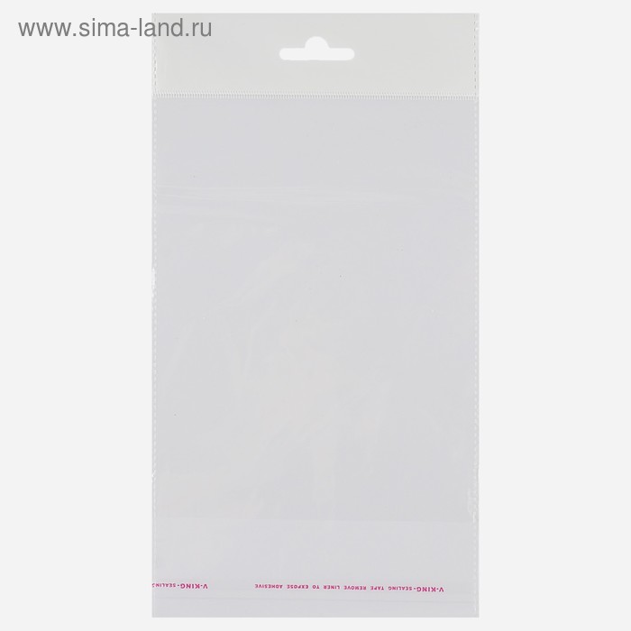 Пакет БОПП с клеевым клапаном 14 х 18/4 cм, еврослот, 25 мкм
Пакет БОПП с клеевым клапаном 14 х 18/4 cм, еврослот, 25 мкм