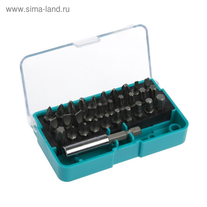 Отвертка Smartbuy, 31 предмет, биты SL, PH, PZ, HEX, TORX по 6 шт., удлинитель, CR-V
Отвертка Smartbuy, 31 предмет, биты SL, PH, PZ, HEX, TORX по 6 шт., удлинитель, CR-V