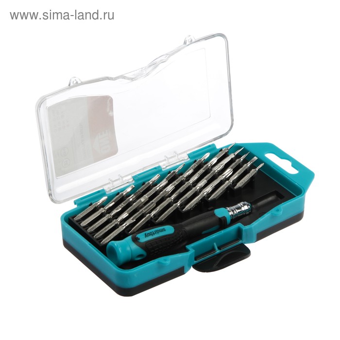 Отвертка Smartbuy, с набором бит, 31 предмет, отвертка, 30 бит, CR-V
Отвертка Smartbuy, с набором бит, 31 предмет, отвертка, 30 бит, CR-V