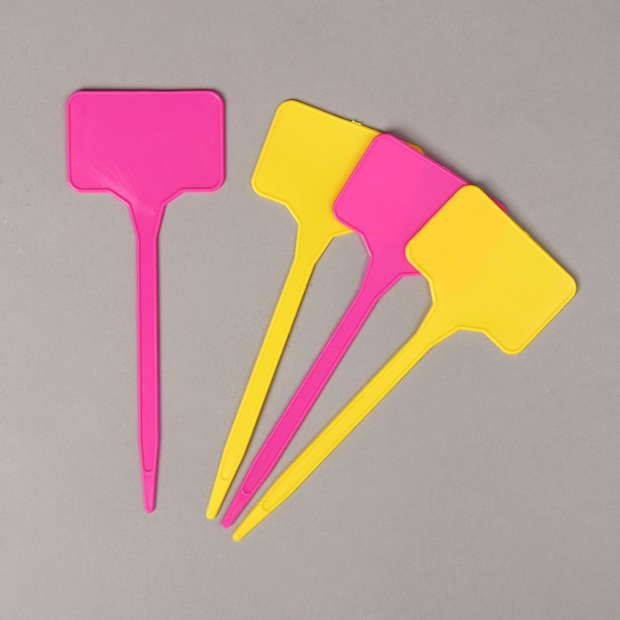 Ярлыки садовые для маркировки, 15 см, набор 10 шт., пластик, цвет МИКС, Greengo 
Ярлыки садовые для маркировки, 15 см, набор 10 шт., пластик, цвет МИКС, Greengo