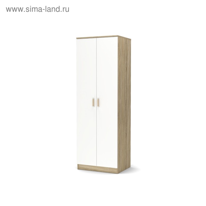 Шкаф 2-х створчатый малый с полками Эксон 676х518х2000 дуб сонома/белый
Шкаф 2-х створчатый малый с полками Эксон 676х518х2000 дуб сонома/белый