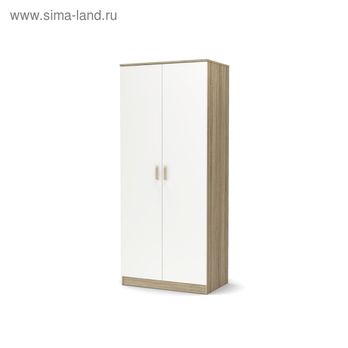 Шкаф 2-х створчатый большой с полками Эксон 858х518х2000 дуб сонома/белый
Шкаф 2-х створчатый большой с полками Эксон 858х518х2000 дуб сонома/белый