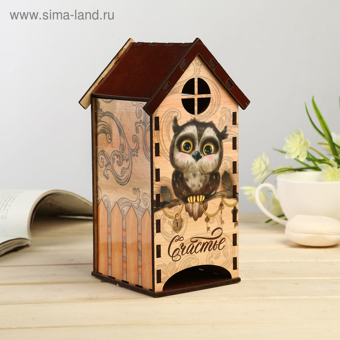 Чайный домик "Сова" 20х9,5х10 см
Чайный домик "Сова" 20х9,5х10 см