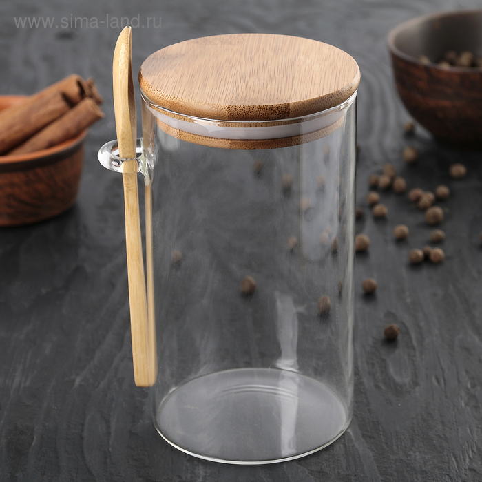 Банка для сыпучих продуктов «Эко», 900 мл, 10×12×15,5 см, с ложкой
Банка для сыпучих продуктов «Эко», 900 мл, 10×12×15,5 см, с ложкой