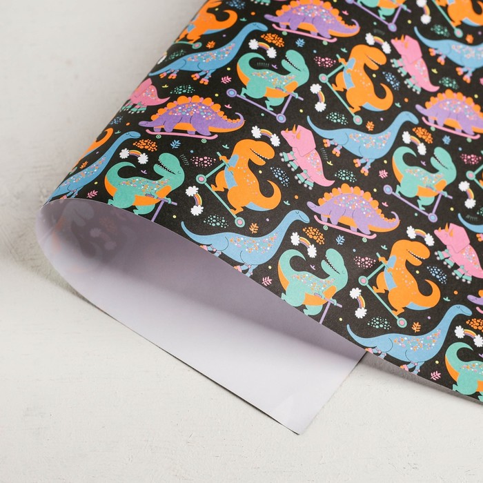 Бумага упаковочная крафтовая Dinosaur , 50 × 70 см
Бумага упаковочная крафтовая Dinosaur , 50 × 70 см