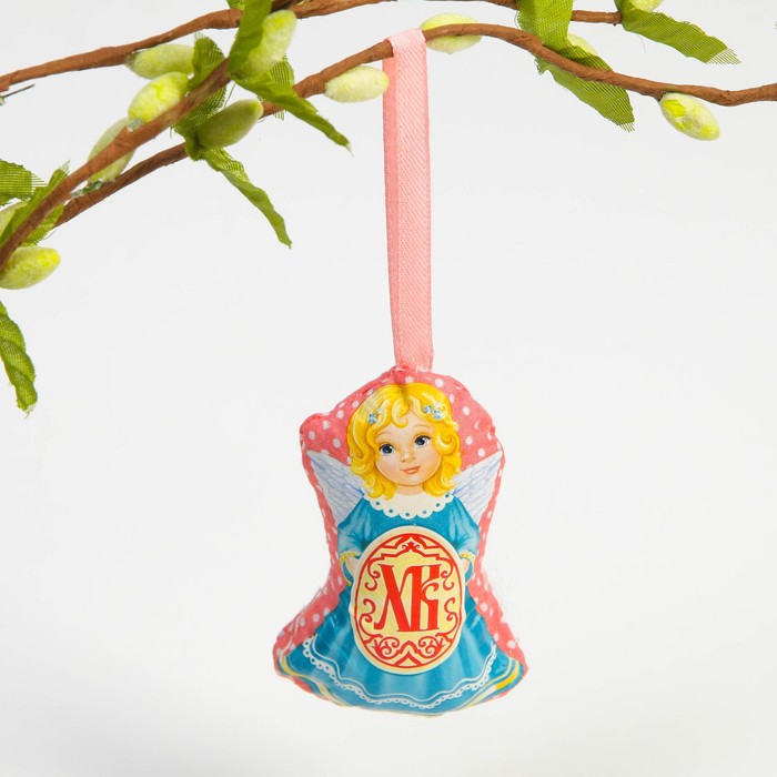 Пасхальный сувенир на ленте «ХВ» (орнамент), 6.5 × 9.7 см
Пасхальный сувенир на ленте «ХВ» (орнамент), 6.5 × 9.7 см