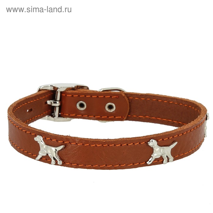 Ошейник кожаный "Флер" украшенный "Собака", ОШ 30-38 х 2 см, светло-коричневый
Ошейник кожаный "Флер" украшенный "Собака", ОШ 30-38 х 2 см, светло-коричневый
