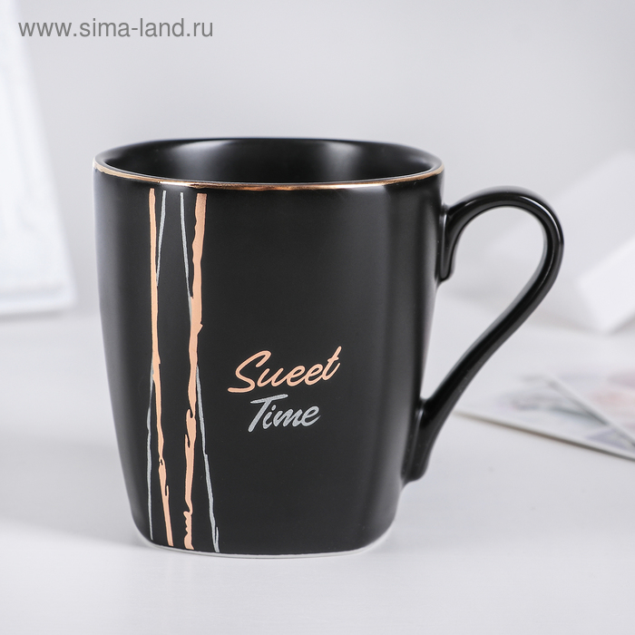 Кружка «Сладкое время», 360 мл, цвет чёрный
Кружка «Сладкое время», 360 мл, цвет чёрный