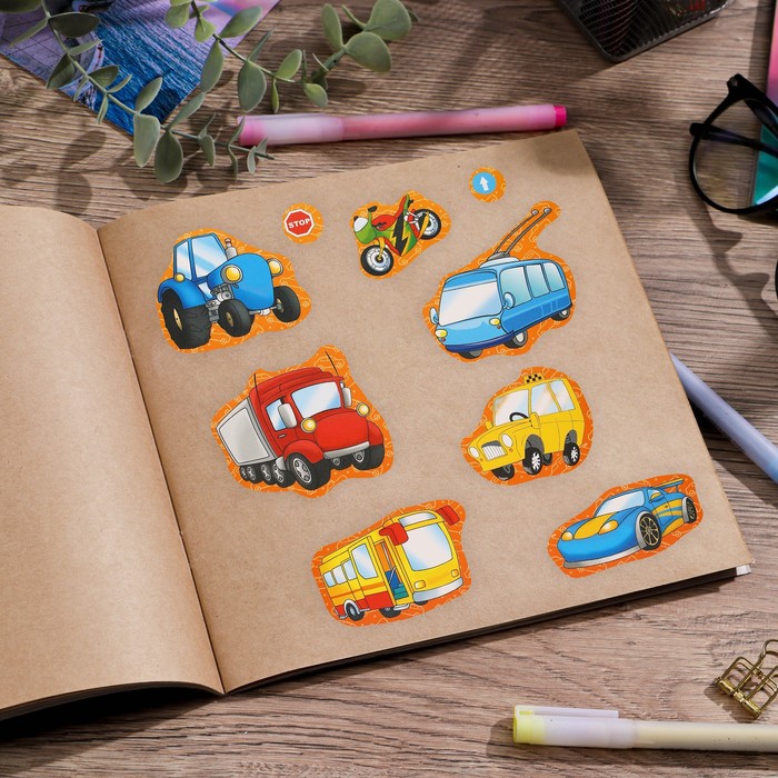 Наклейки «Учим машины», 14 × 21 см
Наклейки «Учим машины», 14 × 21 см