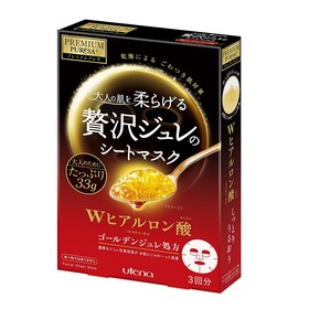 Интенсивно увлажняющая желейная маска-салфетка для лица Utena Premium Puresa Golden с тремя видами гиалуроновой кислоты, 3 шт. по 33 г
Интенсивно увлажняющая желейная маска-салфетка для лица Utena Premium Puresa Golden с тремя видами гиалуроновой кислоты, 3 шт. по 33 г