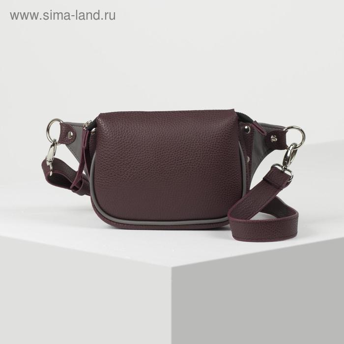 Сумка поясная, отдел на молнии, регулируемый ремень, цвет бордовый
Сумка поясная, отдел на молнии, регулируемый ремень, цвет бордовый