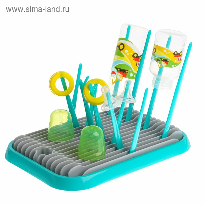 фото Сушилка для бутылочек, цвет бирюзовый